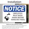 Signmission Safety Culture Sign, 5 in Width, Vinyl Decal, Rectangle OS-2PACK-NS-D-35-L-11972 - alternate 4